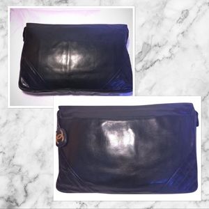 CHANEL Extra Large Lambskin Clutch